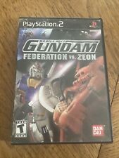 Mobile Suit Gundam: Federation vs. Zeon PlayStation 2 PS2: Complete CiB Reg Card