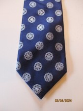 Jos A Bank Blue Silk Neck Tie
