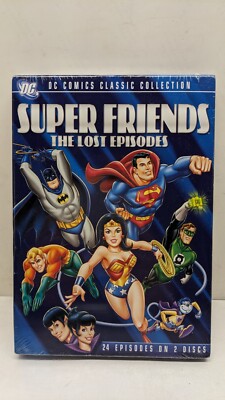 Super Friends: The Lost Episodes (DVD) 2-Discs. BRAND NEW FACTORY SEALED
