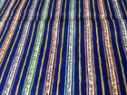 1Y Vintage Cranston Print Works VIP Blue Yellow Orange Stripes Squiggles Cotton — photo 4