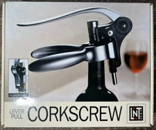 Linens 'N Things Deluxe Bar Restaurant Lever Pull Corkscrew Wine Bottle Opener