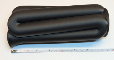 Small Didgeridoo - pocket size travel instrument, spiral compact