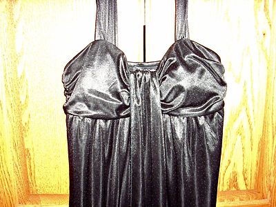 Size Sm Juniors Bubble Black Shimmer Prom Formal Wedding Evening Club Wear  Dress