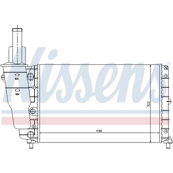 KüHler WasserküHler MotorküHler FüR Fiat Punto Lancia Y 176 60 1.2 176C 840A-image