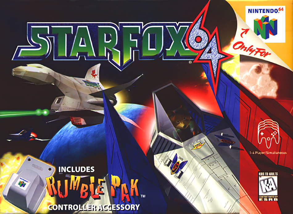 Star Fox 64 Nintendo 64 N64 Poster Art High Quality Print 11x17