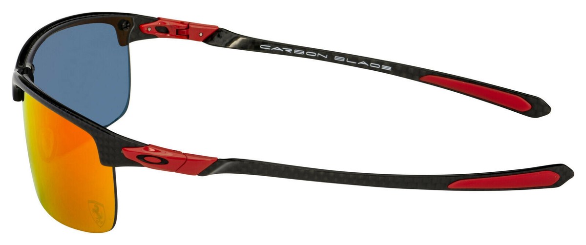 Oakley Sun Ferrari Carbon Blade Sunglasses w/Ruby Iridium Oakley Sun Ferrari Carbon Blade Sunglasses w/Ruby Iridium