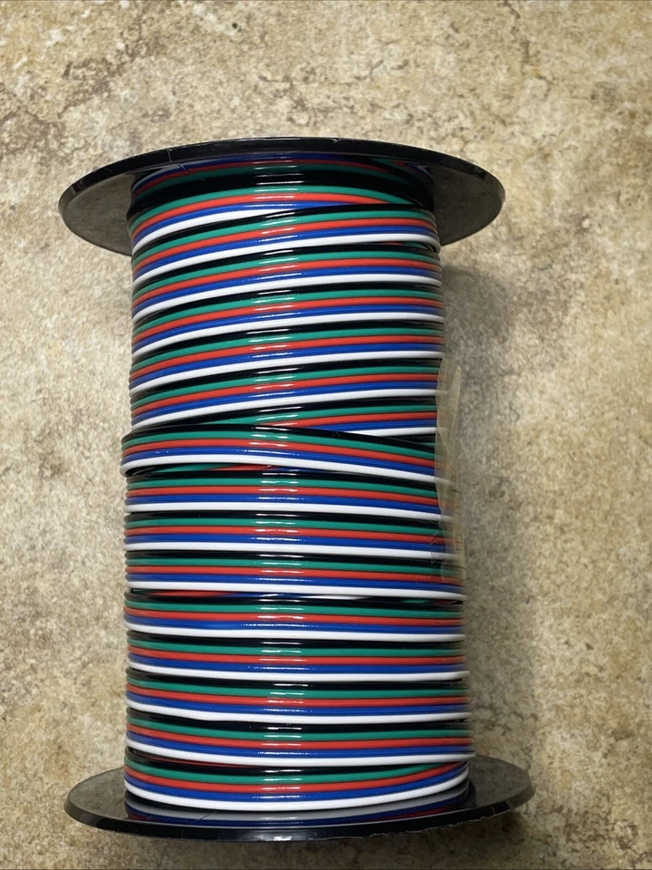 5 Pin For 3528/5050 LED Strip Light Extension Wire Cable Cord Connector - Image 3 of 4