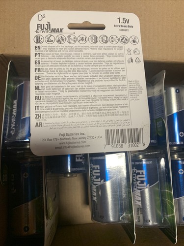 Fuji Enviro Max D batteries Bulk 48 2/packs Equals 96 Batteries - Picture 2 of 4