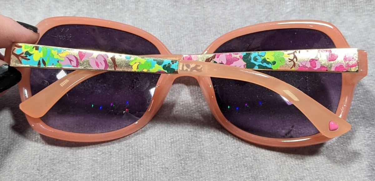 Betsey Johnson Fairycore Floral And Peach Sunglasses | eBay UK display picture 2