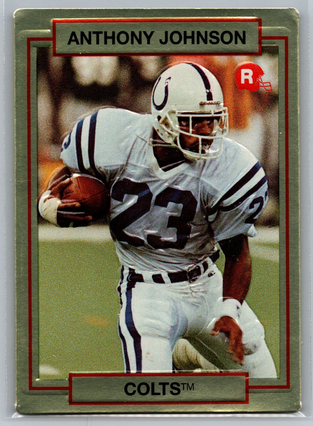 Anthony Johnson 1990 Action Packed Rookie/Update #11 Indianapolis Colts RC