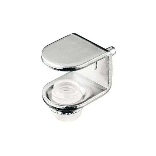 Häfele Bodenträger H3134 für Glasböden Fachbodenträger Ø 3 mm Glasdicke 6-10 mm - Bild 1 von 4