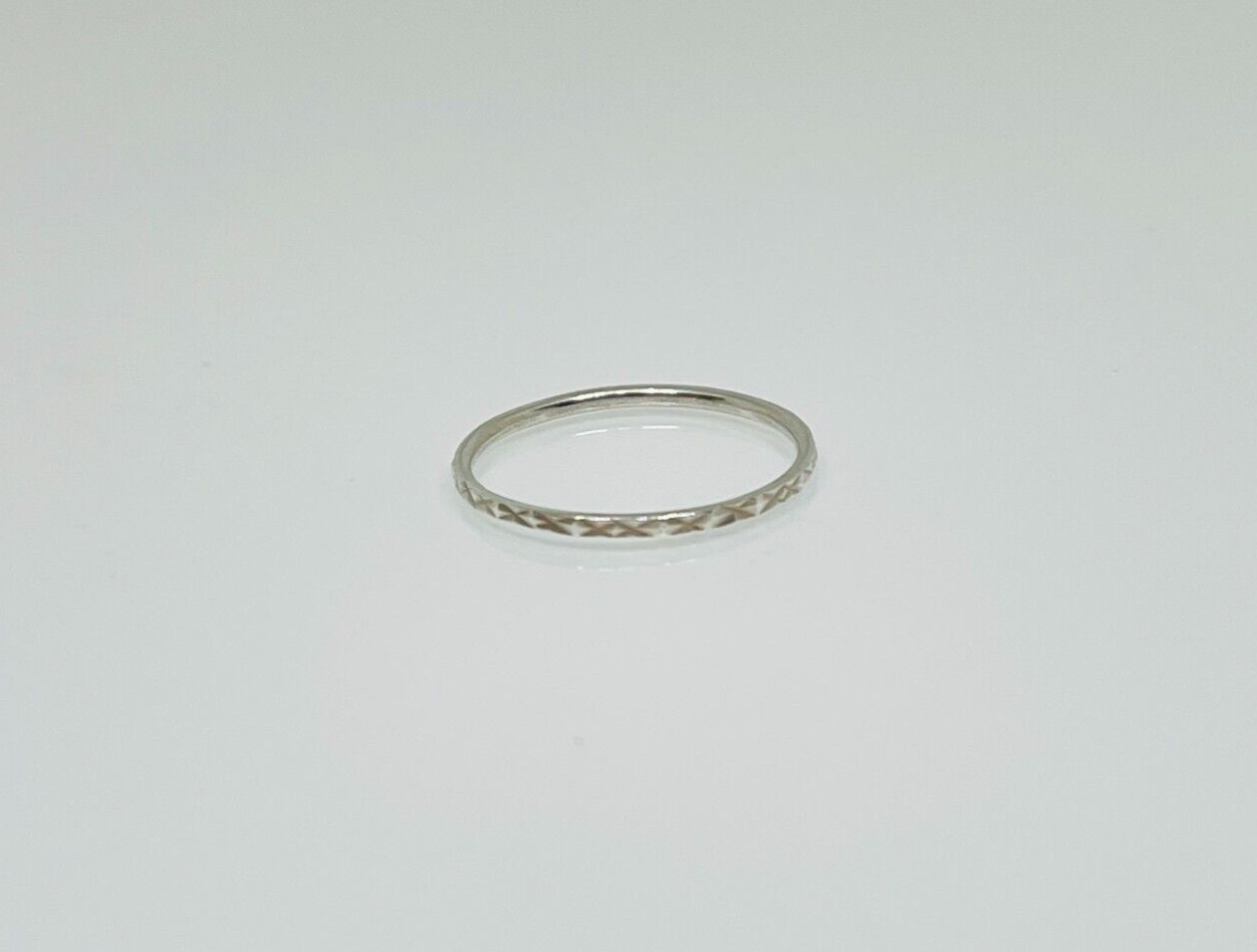 Fabulous Solid Patterned Band Ring 925 Silver Siz… - image 8