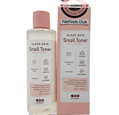 Korean Dearboo Glass Skin Snail Toner K Beauty Hydration Luminous Skin Exp.2028