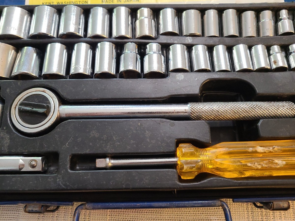 Vintage Pow-R-Pak 40 Piece Metric & Inch Combo 3/8