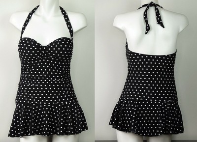 polka dot swimdress