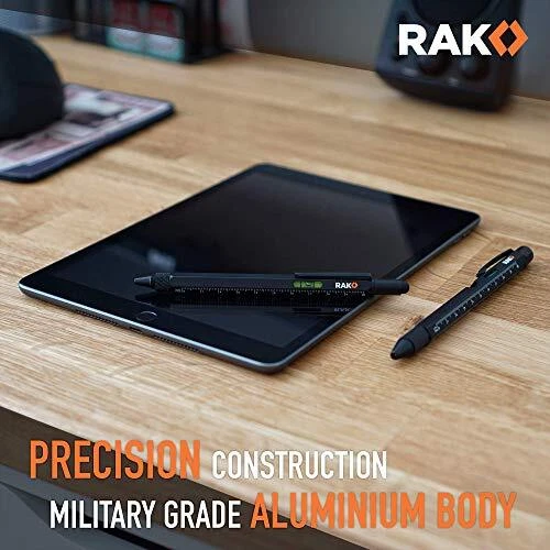 Multi-Tool 2Pc Pen Set - LED Light, Touchscreen Stylus, Multitool Pen Set