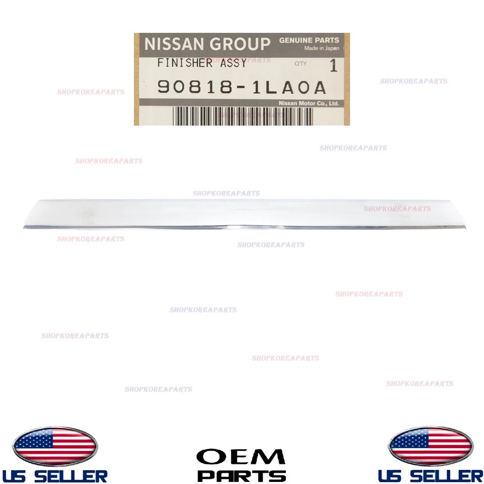 Puerta Trasera Original Moldura Inferior Cromo ⭐OEM⭐ Infiniti QX56 2011-13 QX80 2014-17 Foto 4 de 4