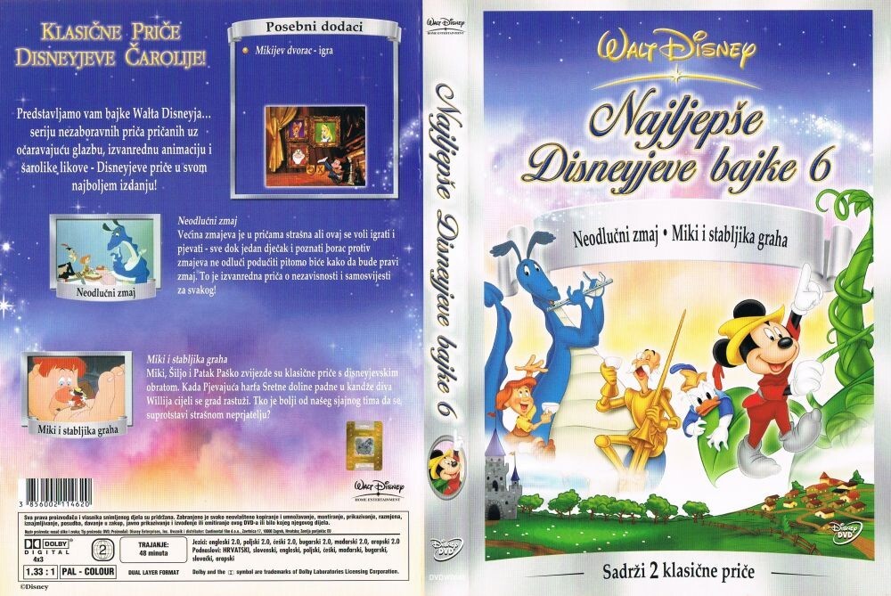 WALT DISNEY'S TIMELESS TALES Vol. 1 - 6 (2005) ANIMATION