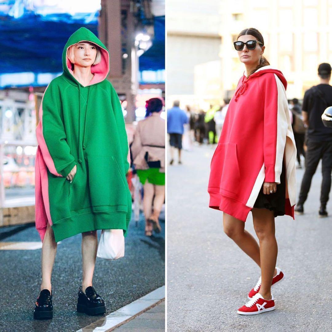 CELINE Green x Pink Bicolor Oversized Hoodie/Parka | eBay CELINE Green x Pink Bicolor Oversized Hoodie/Parka | eBay