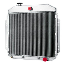 3 Row Aluminum Radiator For 1957-1960 1959 Ford F-100 Chevy Configuration.