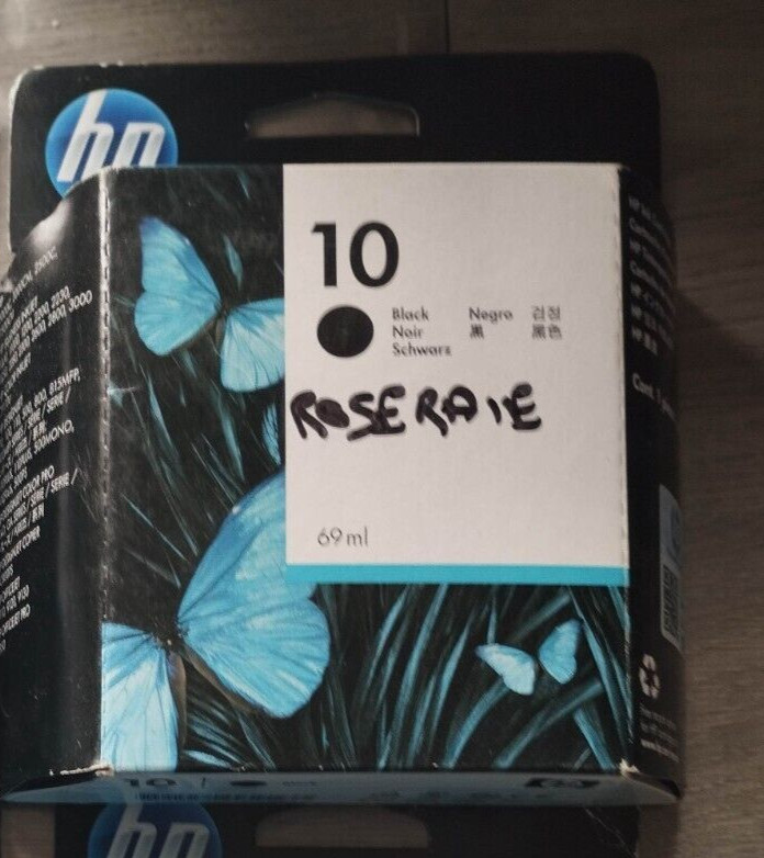 Cartouche d'encre noire HP 10 authentique et neuve pour imprimante Jet d'encre