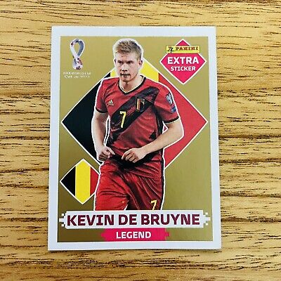 KEVIN DE BRUYNE OURO (Gold) - EXTRA LEGEND (Bélgica) - Figurinha