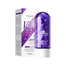 30 Tablets Whitening Toothpaste Tablet for Deep Cleaning Teeth Fresh Breath