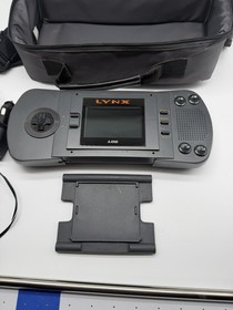 Atari Lynx Model 1 Console VINTAGE With Case and 4 Games All Tested Works Great