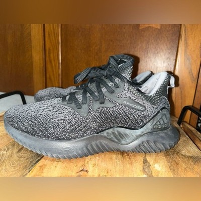 Adidas Alphabounce Black and Gray Running Shoes