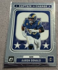 Panini 2023 Donruss Optic Captain in Charge Aaron Donald #CC-AD Rams Insert