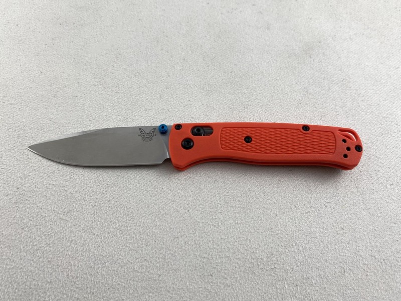Benchmade 535 Custom Bugout Knife Orange Grivory Handle CPM-S30V Folding Knife