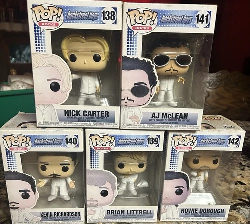 Pop Rocks Backstreet Boys Complete Set By Funko