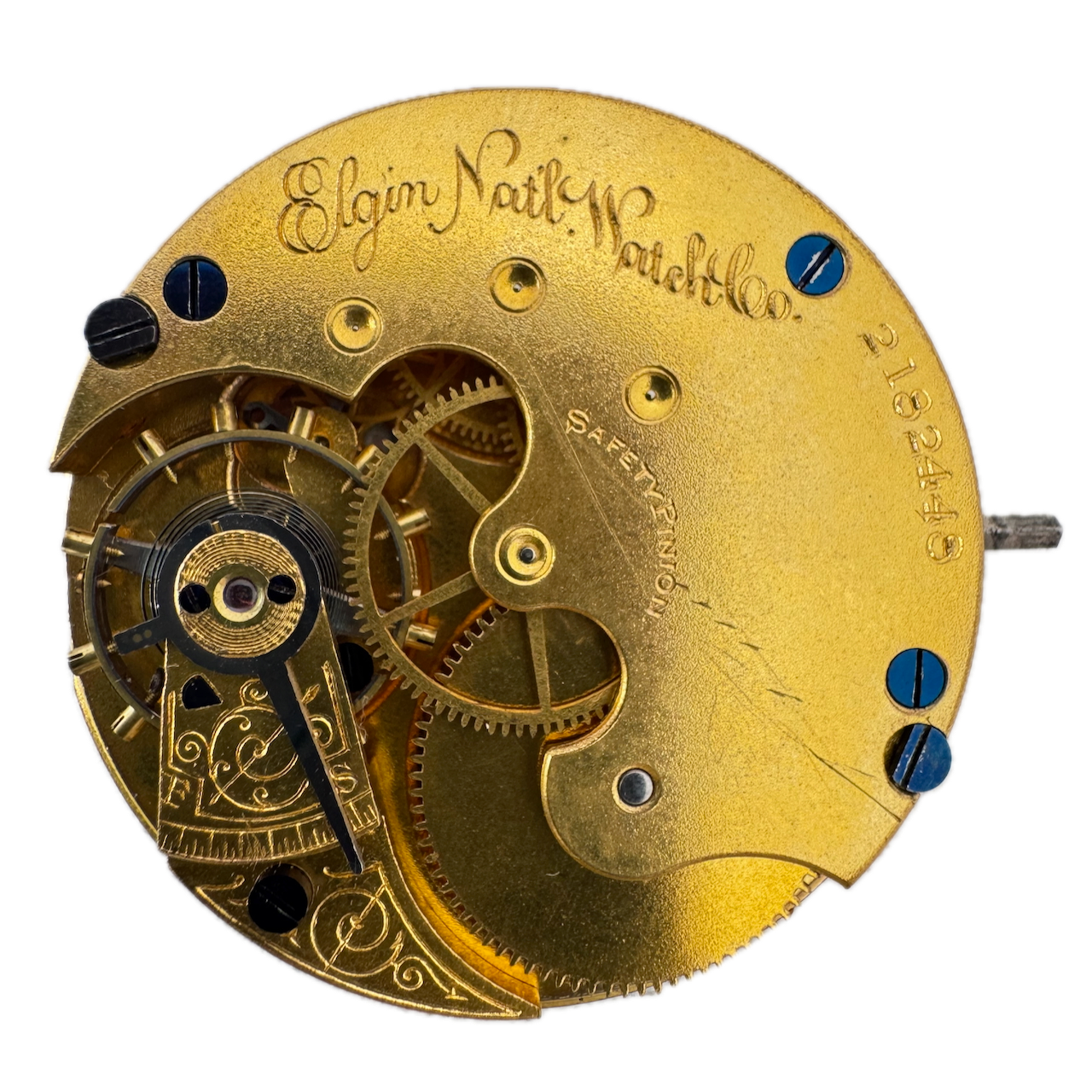 Antique 1887 Elgin 7 Jewel 6s Hunter Pocket Watch Movement 95 USA