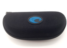 Costa Del Mar Semi-hard Sunglasses Glasses Case Black Zip Clamshell
