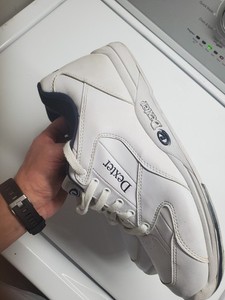 Dexter Men's White Lace-Up Bowling Shoes - Bowling Sport Shoes