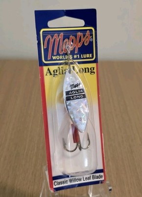 Mepps 3 Aglia Long Spinner 1/3 oz AL3 S/RS Silver Blade Red/Yellow body