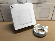Genuine Apple 61W USB-C Macbook Pro & Air Power Adapter Charger With Cable A1947