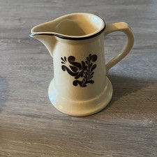 Pfaltzgraff Village Stoneware Small Cream Pitcher Vintage 1970 Made In USA