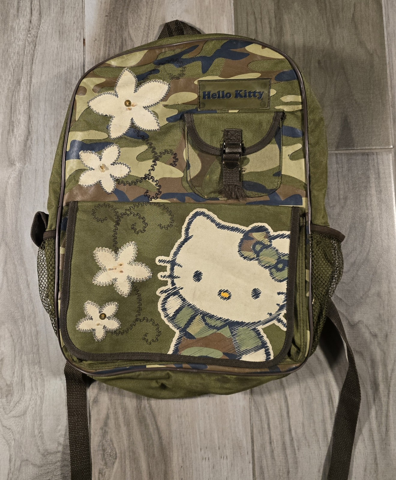 School Bag Y2k Cute Camo Military Rare