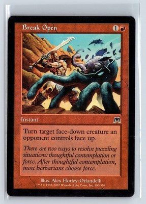 BREAK OPEN (4x) Playset   Onslaught   MTG Magic the Gathering Card   Common