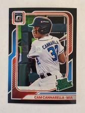 CAM CANNARELLA 2026 Donruss Baseball OPTIC BLACK PANDORA RATED PROSPECT Marlins