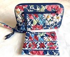 VTG Vera Bradley Retired Pattern/Sommer Cottage Zip Around  Wallet 8" x 4.5" — photo 3