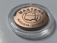 Rare Augusta National Golf Club commemorative Ball Marker 1.3" Inch with Case 