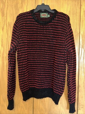Vintage Lake Harmony Rowing Club Birds Eye Knit Sweater  USA made Medium