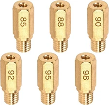 Main Jet Jetsetmoto for Keihin PWK28/PE24φ (6mmX16.5mm) #85#88#90#92#95#98 Set o