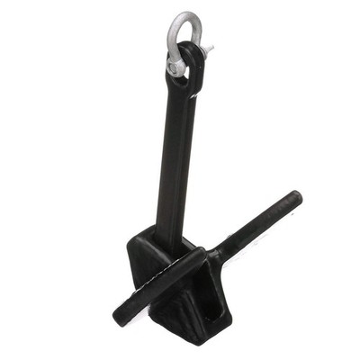 Seachoice Navy Anchor, Vinyl Coated Cast Iron, Black, 10 Lbs. - 41363
