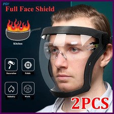 Protection Mask Splashproof Transparent Facial Protector Face FaceMask.