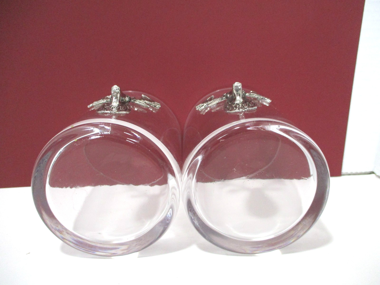 Brooks Brothers Silver Stag Deer Replacements 2 Glasses & 1 Decanter Stopper thumbnail 4