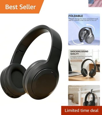 Wireless Bluetooth 5.4 Headphones Over Ear ,Noise Reduction Wireless Headphon...