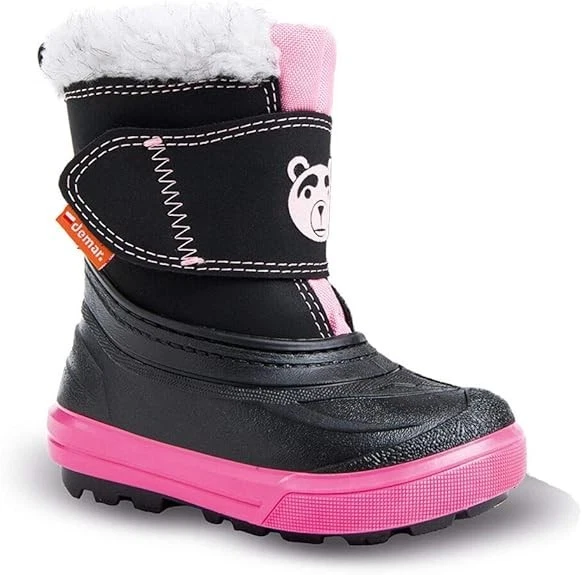 DEMAR BEAR Winterschuhe Winterstiefel Kinderstiefel Schneestiefel gefüttert Kind
